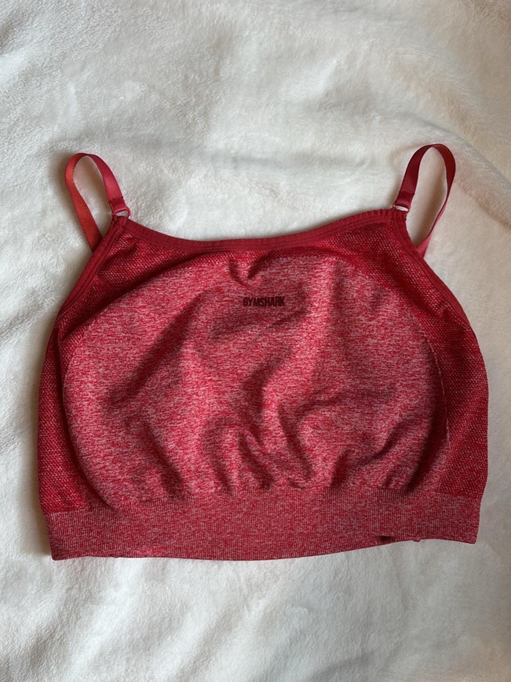Gymshark Flex Strappy Sports Bra Pink Marl Size S